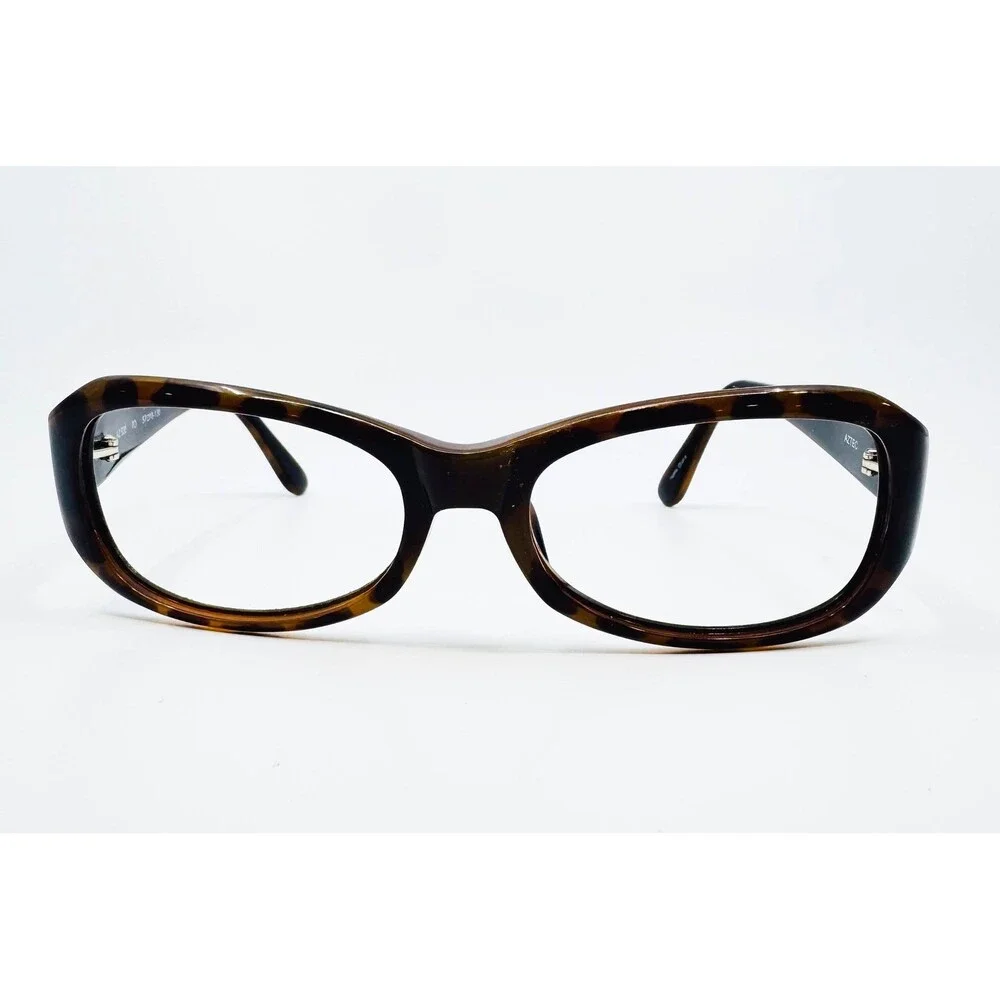Aztec Eyeglasses Women Brown Tortoise AZ 530 TO Oval Full Rim 57-18-130